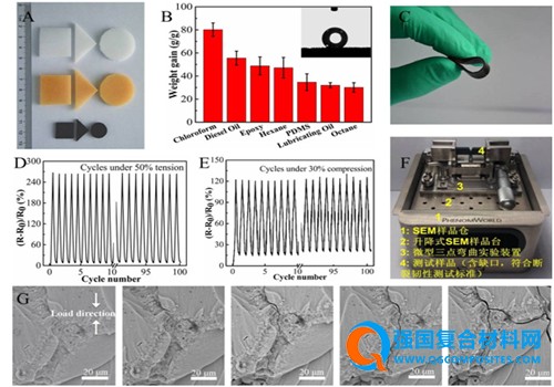 三維高分子納米復合材料的制備及應用